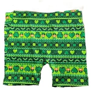 NO Boundaries | St. Patrick Days Green Leggings | Large